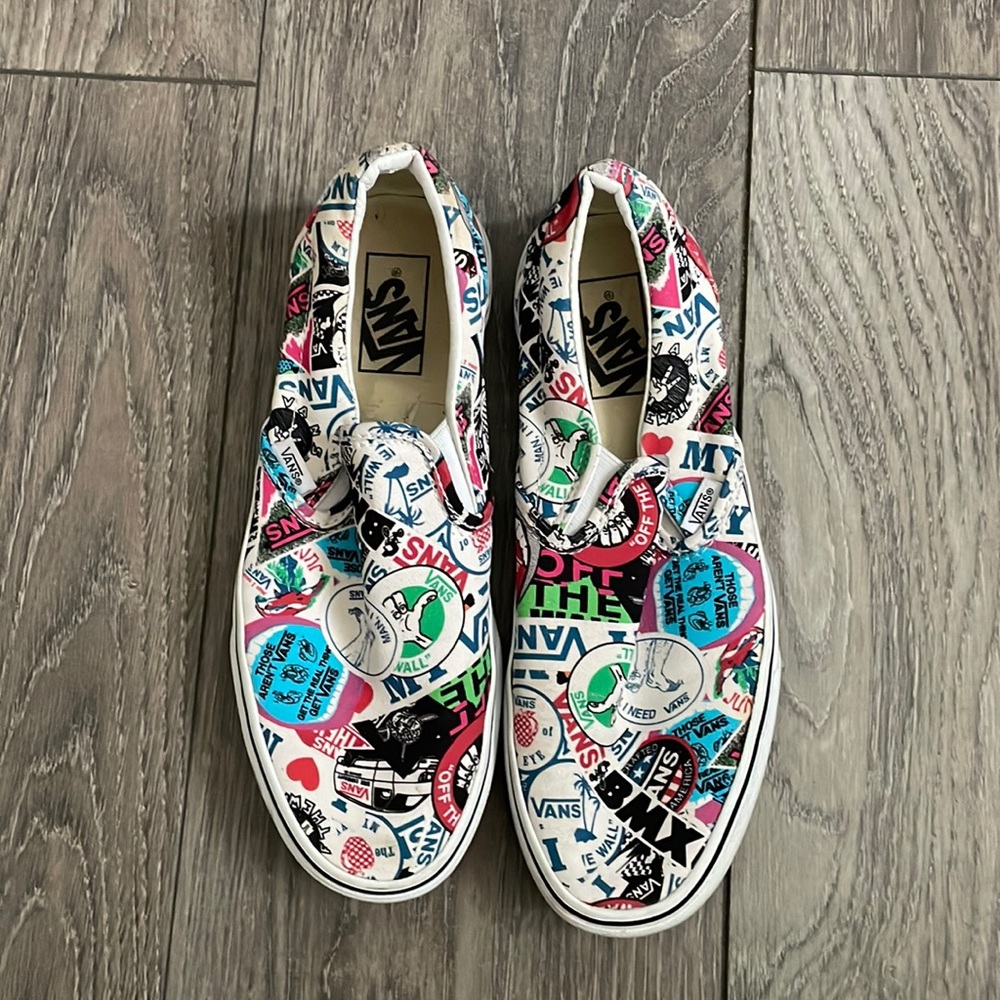 Graphic Print Vans Sneakers